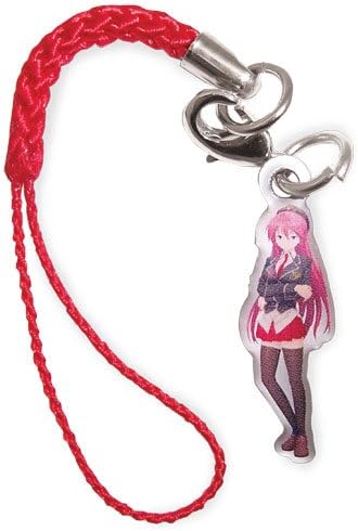 Cell Phone Charm - Trinity Seven - Lilith In Uniform Metal New Licensed ge17390