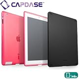 CAPDASE iPad 2 Soft Jacket 2 XPOSE with Screen Guard Crystal Clear, Clear Redソフトジャケット （クリスタル・クリアー 液晶保護シート、スクリーンカバー/ムービー＆タイピング iPad2ベーススタンド、ドックコネクタ ＆イヤホンジャック キャップ つき） クリアー・レッド SJAPIPAD2-PC09