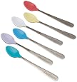 NUK Gerber BPA Free Soft Bite Infant Spoon, 6 Pack, Colors May Vary