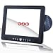 Produkt-Bild: o3b 12,1"-TFT DivX-DVD-Player DVB-T Spiele VGA schwarz