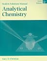Analytical Chemistry, Student Solutions Manual