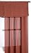 Croscill District Delancy 120-inch by 42-inch Back Tab Panel, Cinnamon