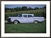 Americana Antique Edsel on Farm, Angola, IN Collections Framed Photographic Poster Print by Bruce Leighty, 36x26 Image