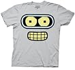 Futurama Bender Face Mens T-shirt