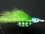 NEW FLIES Pearlescent Nuclee-r UVA Holographic & Glow in Dark Lazar Floating Head Tube & Trolling Turbulator Fly #142