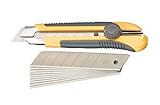 エスコ 180mmカッタｰナイフ 替刃10枚付セット EA589AB-221