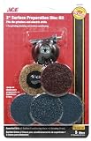 Three-Point Accessories: ACE 2" CONDITIONING KIT Includes: 2" back-up pad,