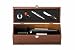 Kitchen & Housewares : Outset B818 4-Piece Wine Set in Box with Nameplate, Rosewood