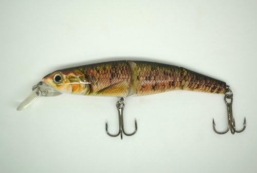 5" Multi-jointed Fishing Lure Crank Bait Swimbait W. Lip Deepwater Crank Minnow 0.7oz NEW