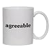 agreeable Mug for Coffee / Hot Beverage (choice of sizes and colors)
