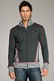Diesel Silouh Ink Green Zip Cardigan