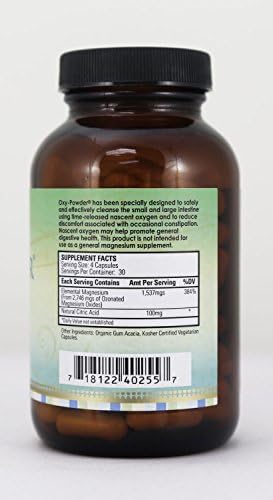 Oxy-Powder 3-Pack! Organic Oxygen Based Colon Cleanse!