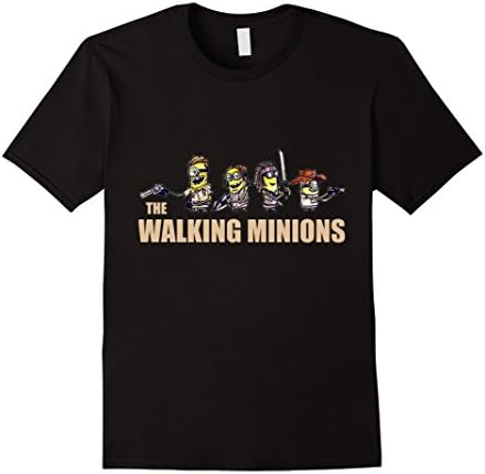 Men's The Walking Minions Large Black