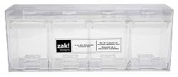 Zak Designs Clear 4-Piece Mini Stackable Canister Set