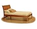 Atlantic Furniture Queen Bordeaux Headboard in Light Cherry Bordeaux Headboard
