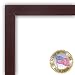 6x8 / 6 x 8 Mahogany Picture Frame - NEW .. 1'' wide Complete