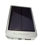 Universal Solar USB Phone Charger 2600mAh Silver from ETHAHE