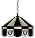 Imperial Oakland Raiders Licensed 16-Inch Diameter Stained Glass Pub Light