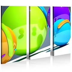 Smarties Pop Art Kunst Abstrakte Farben * Bilder auf Leinwand fertig gerahmt auf Holzrahmen - Lounge Bild mit Bilderrahmen - ein Edel Poster als Leinwand Kunstdruck - Wandbild mit Rahmen modernes Keilrahmenbild - farbenfrohe und intensive Impressionen f�r Ihr Wohnzimmer B�ro Lounge K�che Schlafzimmer usw. Abstrakte Kunst Pop Art