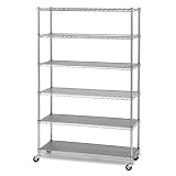 Metro style Chrome Steel Wire Shelves NSF Shelving 48L x 18W x 72H
