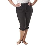 Juniors' Plus-Size Pure Energy Heather Gray Straight-Leg Drawstring Knickers