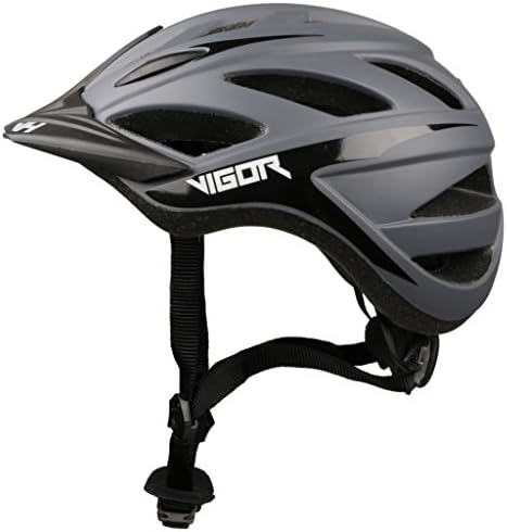 Vigor Helmets VT-20 Urban Commuter Matte Helmet, Large, Grey