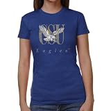 NCAA Coppin State Eagles Ladies Distressed Primary Junior's Tri-Blend T-Shirt - Royal Blue