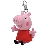 Peppa Pig TY Beanie Soft Keyring Keychain