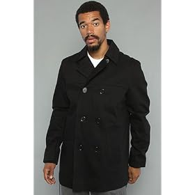 WeSC The Pontus Pea Coat,Jackets for Men