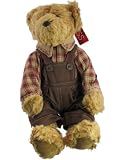 Russ Berrie Bears of the Past Ferguson Dressed Country Boy Teddy Bear