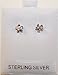 eli k Sterling Silver Diamond Flower Stud Earring