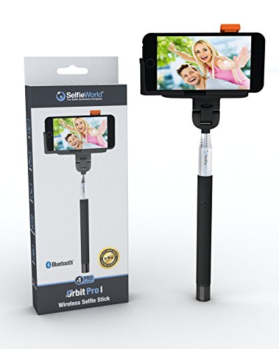 Selfie Stick, Premium 7-In-1 Bluetooth Certified Monopod - For All iPhones (iOS 5.0+), All Samsung Galaxy, Note, Android Phones (4.2+) - Improved, Strengthened & Upgraded