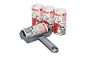 Pack of One 5m Sticky Roller and 3 Refills