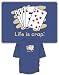 Poker Hand - Life is Crap T-shirt Short Sleeved 100% Cotton