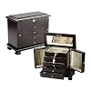 Wallace Dark Walnut Jewelry Box With Mini Box And Drawer
