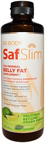 Rebody Safslim, The Original Belly Fat Supplement, Delicious Key Lime Cream Fusion, 16 oz (454 g)