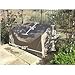 Patio Loveseat / Bench Covers with Adjustable Peel and Secure Fastener Strips Covers Outdoor and Indoor Furniture up to 60