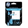 Original HP 10 Cyan Ink Cartridge in Retail Packaging