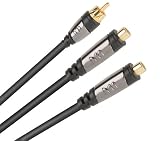 Monster CableLinks Y-Adapter, RCA Male to (2) RCA Female (MCL MR2FR)