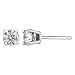 14k White Gold Round Diamond Stud Earrings (1/2 cttw, H-I Color, I1-I2 Clarity)