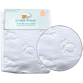 2-Pack Waterproof & Flat Quilted Multi-Use Pads