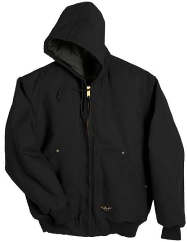 Walls Zero Zone Insulated Water Resistant Hooded Duck Jacket Black 5X