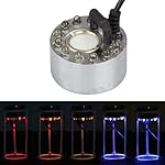 Best seller610 12 LED Colorful Ultrasonic Mist Maker Fogger Water Fountain Pond Home Decor