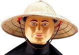 Adult China Man Straw Costume Hat