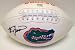 Steve Spurrier Autographed Full Size Florida Gators Logo Football