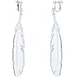 Clear Wing Me Over Clip On Earrings