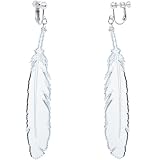 Clear Wing Me Over Clip On Earrings