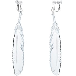 Clear Wing Me Over Clip On Earrings