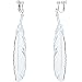 Clear Wing Me Over Clip On Earrings