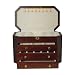 Jewelry : Jewelry Chest in Fine Hardwood with Matte Mahogany Finish
